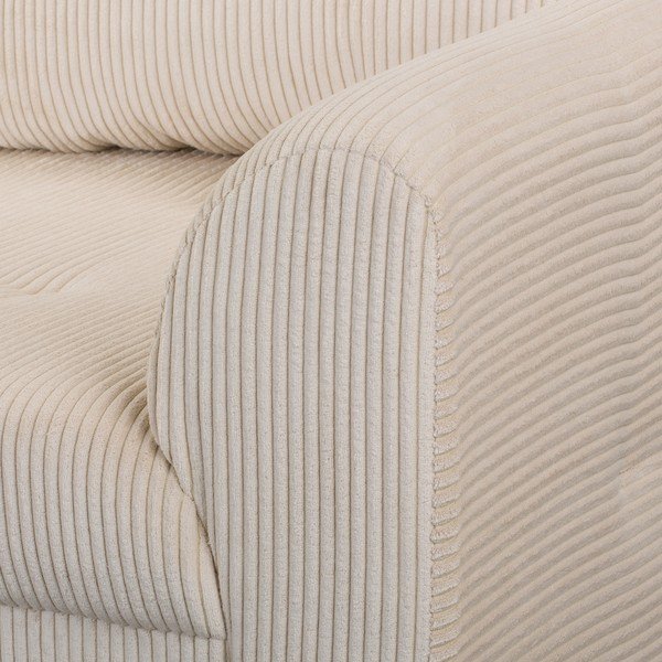 Krem kutna garnitura od samta (s lijevim kutom) Ariella – Ropez-image-1