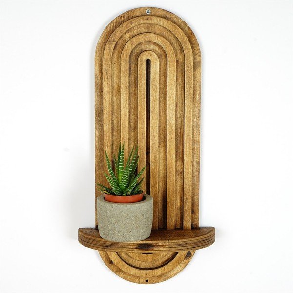 Polica u prirodnoj boji 40 cm Raf – Kalune Design-image-3