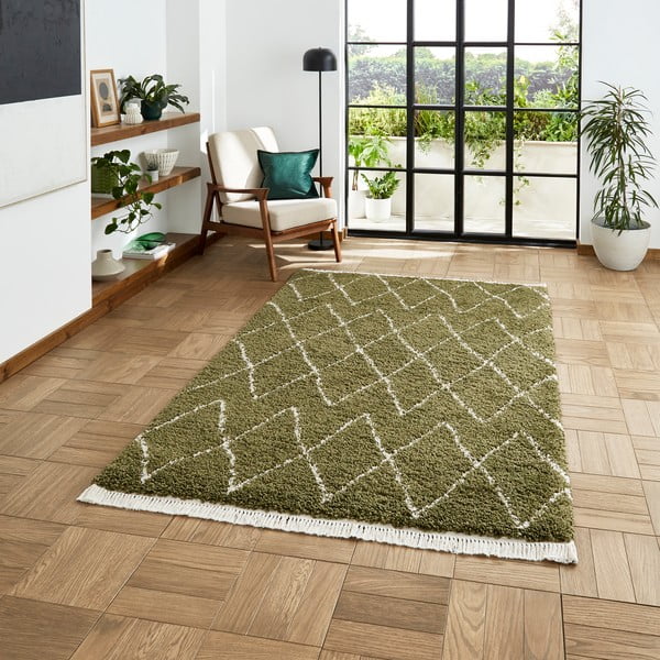 Zeleni tepih 120x170 cm Boho – Think Rugs-image-1