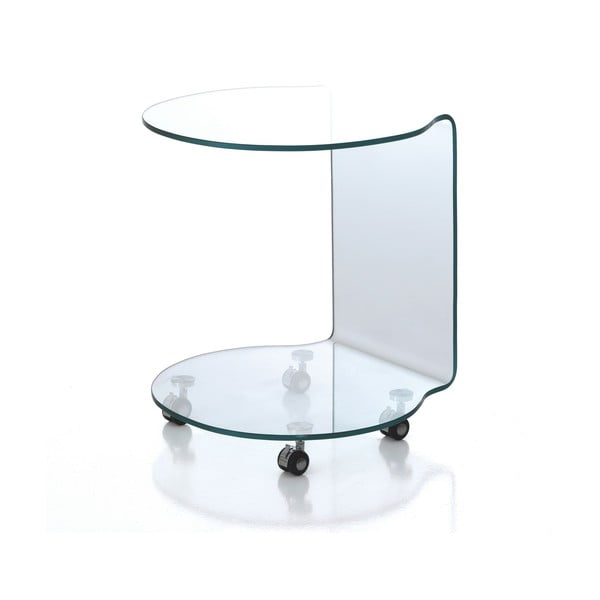 Stakleni okrugao pomoćni stol ø 50 cm Move – Tomasucci