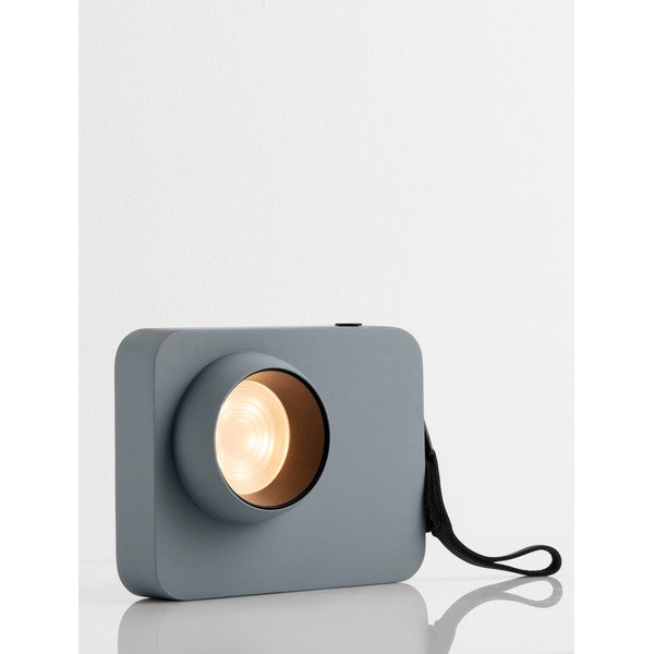 Prljavo plava metalna LED stolna lampa s mogućnosti zatamnjivanja (visina 11 cm) Kedros – Nova Luce-image-1