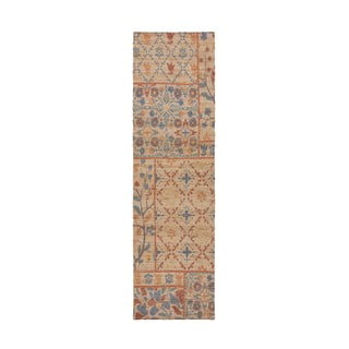 Ručno rađena staza od mješavine jute u prirodnoj boji 60x230 cm Taylor Patchwork – Flair Rugs