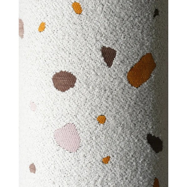 Krem dječji jastuk za sjedenje od bouclé tkanine/od šenila Terrazzo Bolster – Wigiwama-image-1