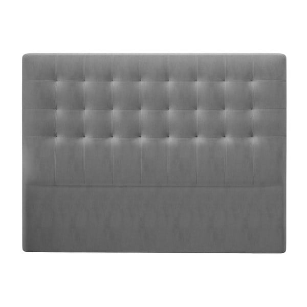 Sivo baršunasto uzglavlje Windsor & Co Sofas Athena, 200 x 120 cm