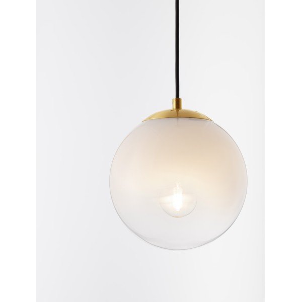 Bijela/u zlatnoj boji staklena viseća svjetiljka ø 20 cm Vita – Nova Luce-image-2