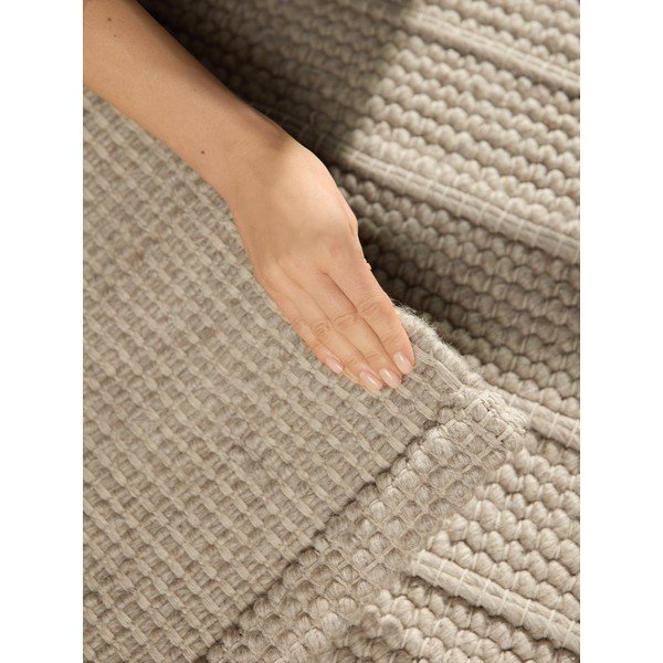 Bež ručno rađen vunen tepih 80x150 cm Camden Parker – Ted Baker-image-4