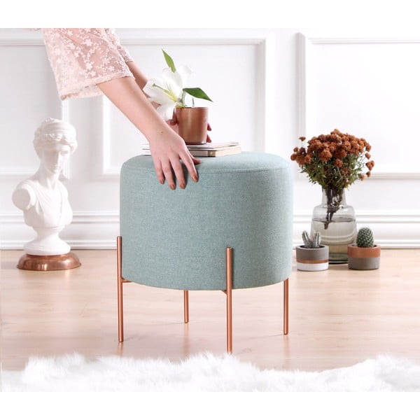 Svijetlo plavi tabure Copper – Artie-image-2