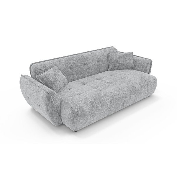 Svijetlo siva sofa od šenila 250 cm Nelia Big – Ropez-image-2