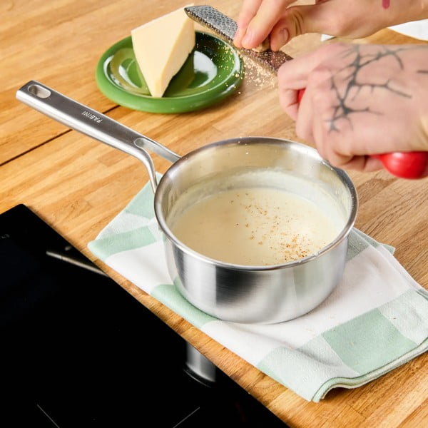 Lonac od nehrđajućeg čelika s poklopcem prikladni za indukcijsko kuhalo 1,2 l Lucca 3.0 – FABINI-image-1