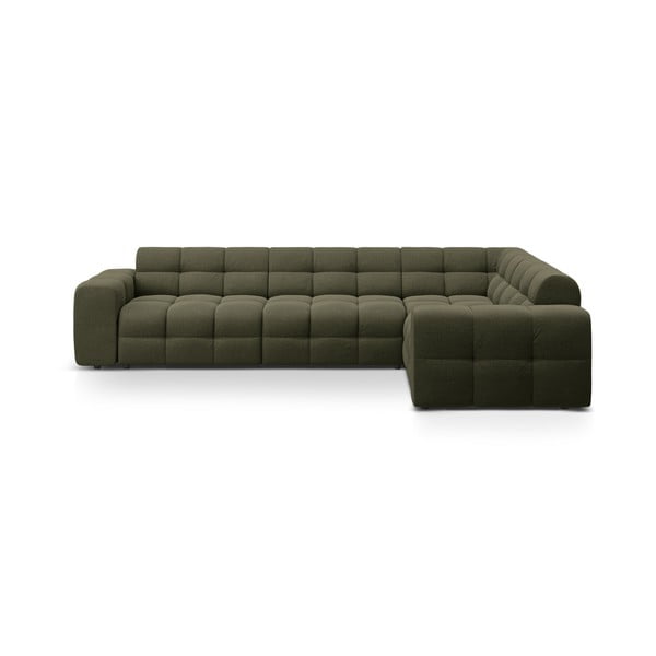 Zelena kutna garnitura (s desnim kutom/u obliku slova L) Kendal – Micadoni 