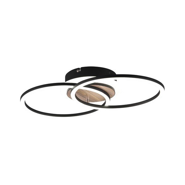 Crno-smeđa LED stropna svjetiljka s mogućnošću zatamnjivanja 28x46 cm Giro – Reality-image-2