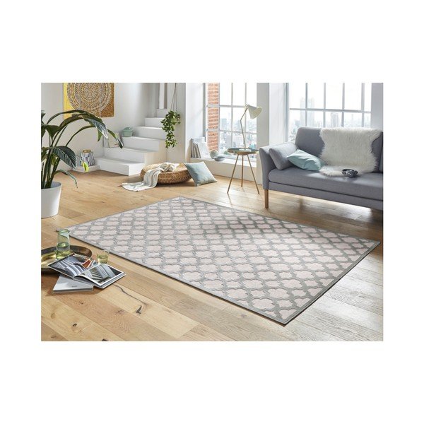 Sivi tepih od viskoze Mint Rugs Bryon, 160 x 230 cm-image-1