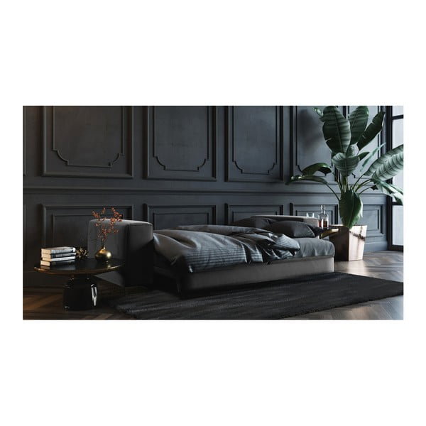 Tamnosiva baršunasta kutna garnitura na razvlačenje Devichy Rothe, 256 cm-image-3