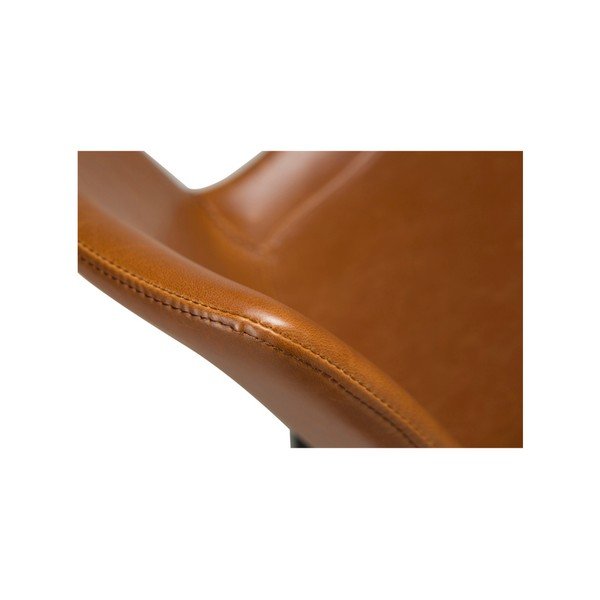 Svijetlosmeđa stolica od umjetne kože DAN-FORM Denmark Hype-image-4