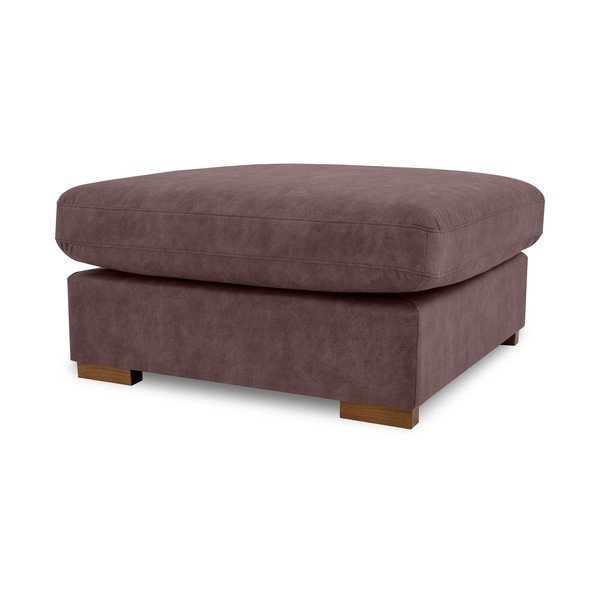 Tamno smeđi tabure od imitacije kože Hamburg – Scandic-image-2