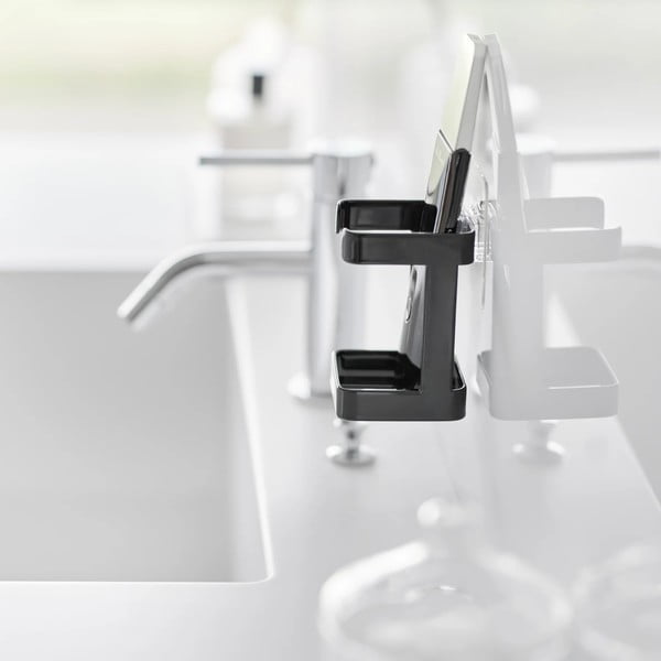 Crni metalni držač uređaja za njegu kože Film Hook – YAMAZAKI-image-4