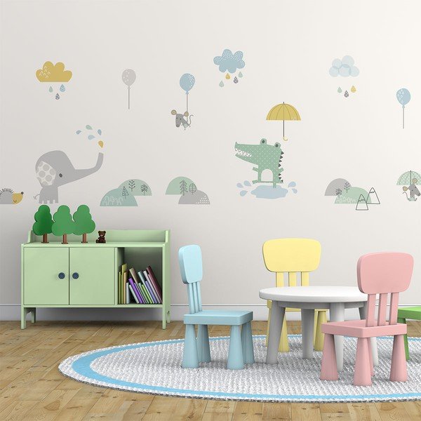 Dječje naljepnice na ambijentama na kiši-image-1