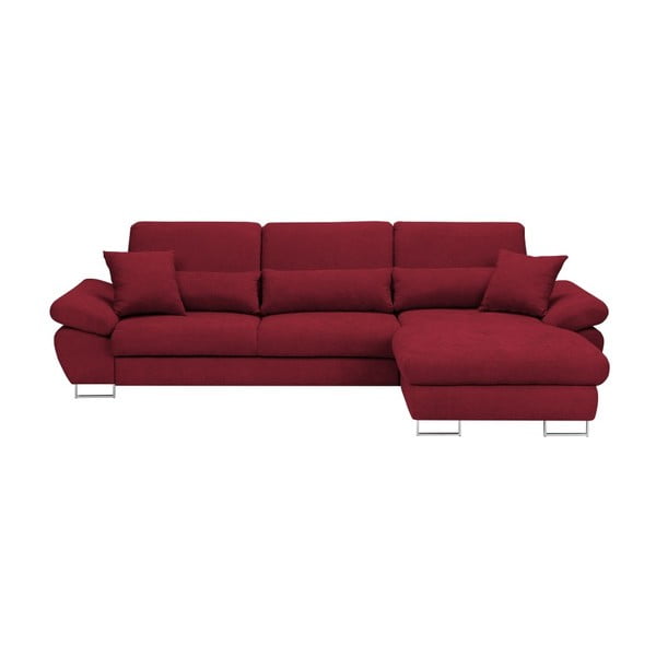 Crveni kauč na razvlačenje Windsor &amp; Co Sofas Pi, desni kut