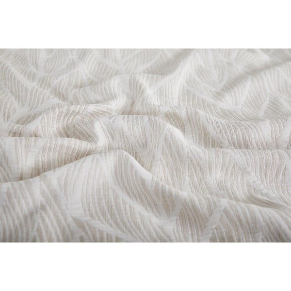 Bež posteljina za krevet za jednu osobu od jacquarda 140x200 cm Florida – My House-image-2