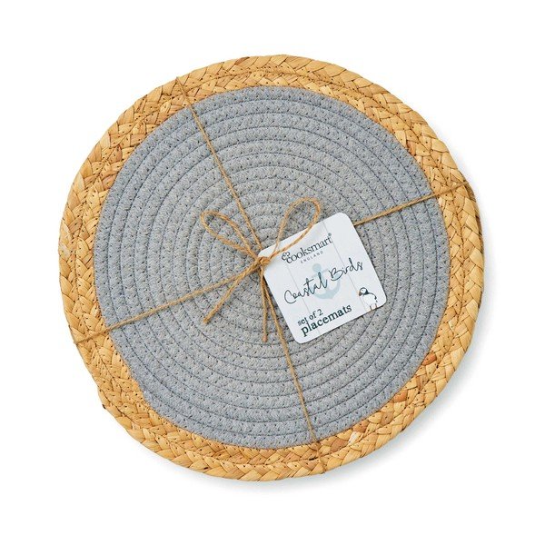 Podmetač 2 kom od morske trave ø 30 cm Costal Birds – Cooksmart ®