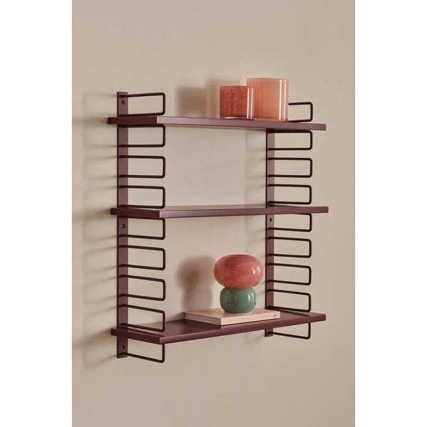 Crvena metalna polica s više razina 54 cm Iseo – Ellos Home-image-1