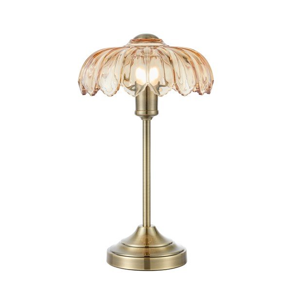 Mjedena/jantarna stolna lampa (visina 43 cm) Kurage – Markslöjd