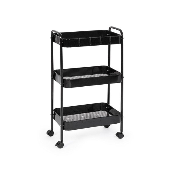 Metalna kolica za posluživanje na kotačima 29,5x41 cm Leiky – Yes Everyday-image-2