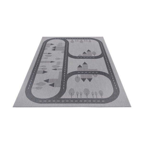 Sivi dječji tepih Ragami Roads, 120 x 170 cm-image-2