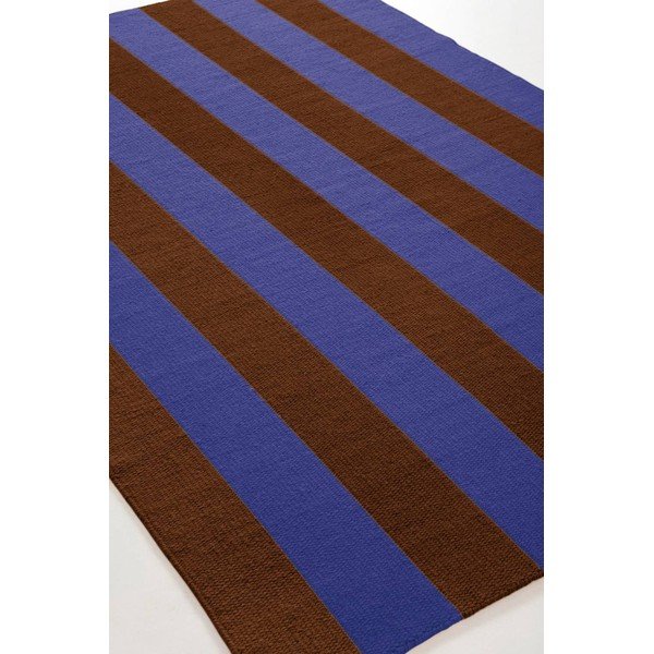 Plavi/smeđi ručno rađen tepih od mješavine vune 200x300 cm Sissel – Jotex-image-4
