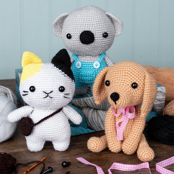 Kreativna igračka DIY Crochet Cat – Rex London-image-1