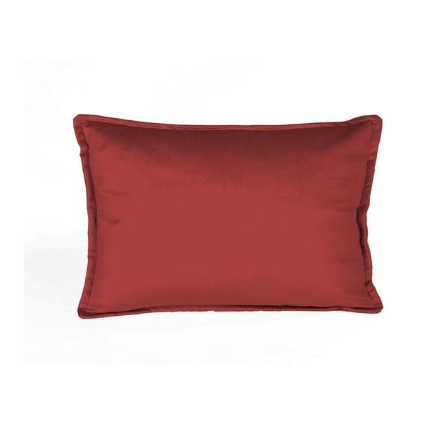 Crvena dekorativna jastučnica boje čilija Velvet Atelier, 50 x 35 cm