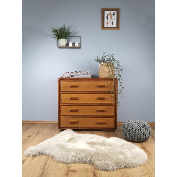 Bijela prosirka od ovčje vune Nattiot Douchka-image-1