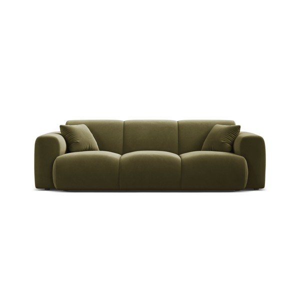 Kaki zelena baršunasti sofa 235 cm Molino – Micadoni -image-2