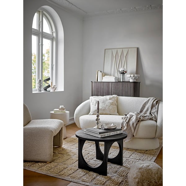 Stolna lampa u srebrnoj boji sa staklenim sjenilom (visina 32 cm) Spike – Bloomingville-image-3