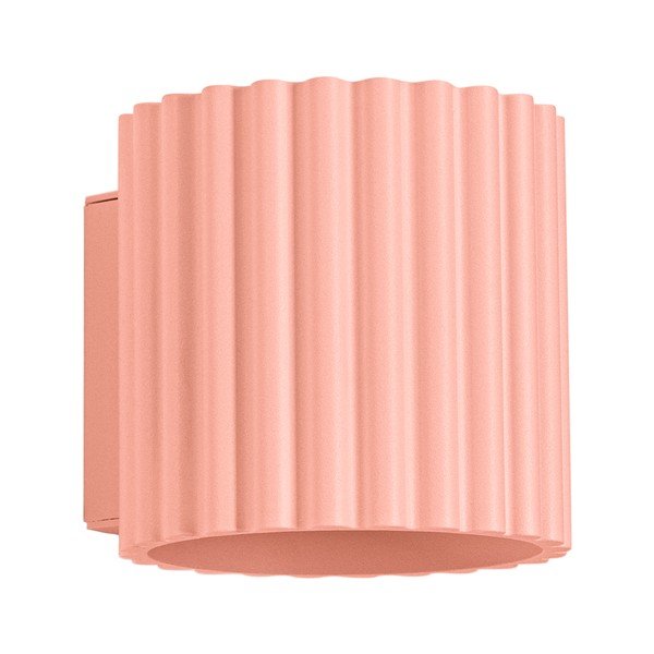 Zidna lampa boja breskve ø 10 cm Zora – Sollux