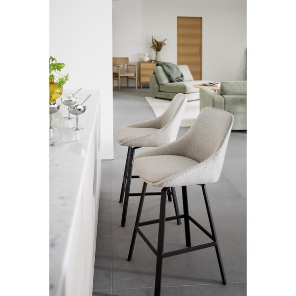 Bež barske stolice u setu 2 kom (visine sjedala 65 cm) Alison – Rowico-image-1