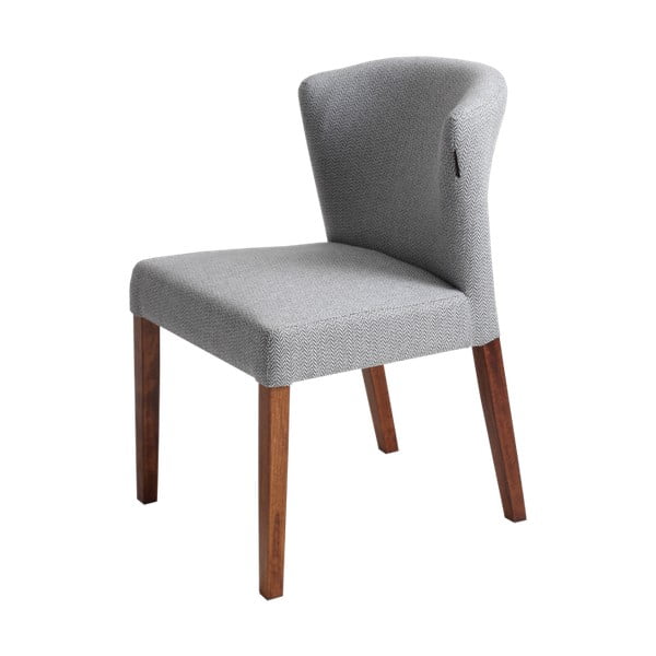 Siva stolica sa smeđim nogama Custom Form Harvard