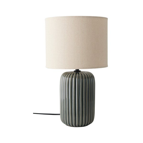 Siva/bež tekstilna stolna lampa (visina 36 cm) Mizu – Ellos Home
