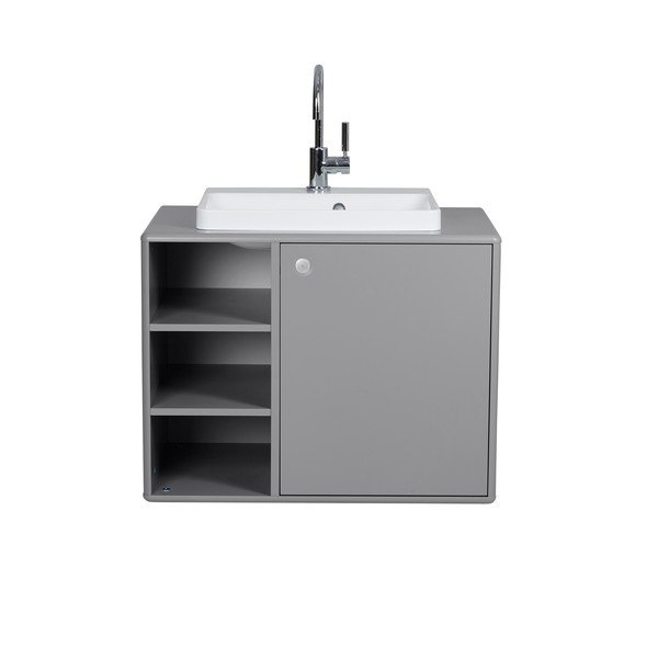 Sivi ormarić ispod umivaonika 80x62 cm Color Bath - Tom Tailor for Tenzo