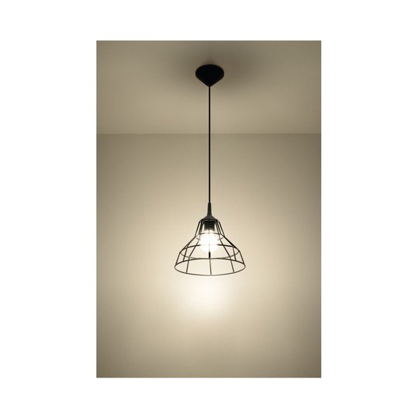 Crna viseća lampa Sollux Asama-image-3