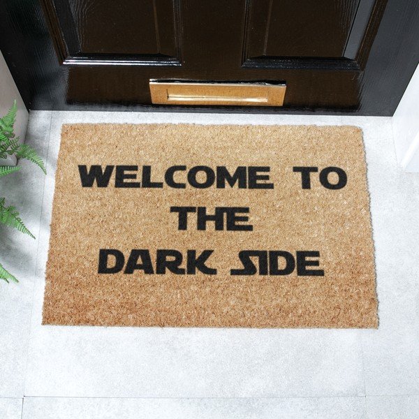 Otirač od kokosovih vlakana 40x60 cm Welcome to the Darkside – Artsy Doormats-image-2