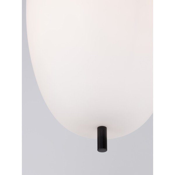 Bijela/crna staklena viseća svjetiljka ø 27 cm Lato – Nova Luce-image-4