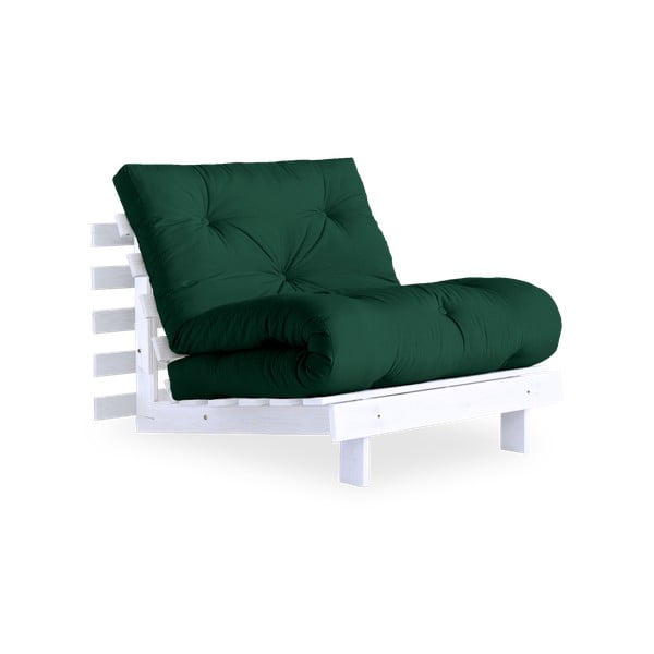 Karup Design Roots bijela / tamnozelena varijabilna fotelja