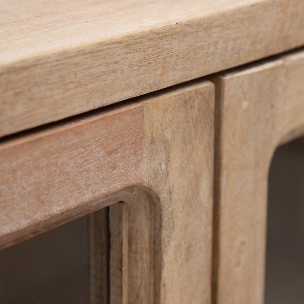 Vitrina od masivnog manga u prirodnoj boji 160x71 cm – Ixia-image-4