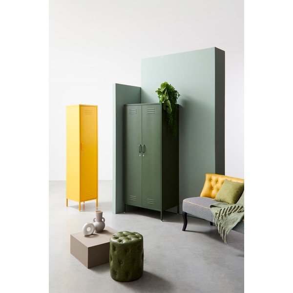 Svijetlo ružičasti metalni ormarić sa zaključavanjem 80x185x50 cm Cambridge – Yes Everyday-image-1