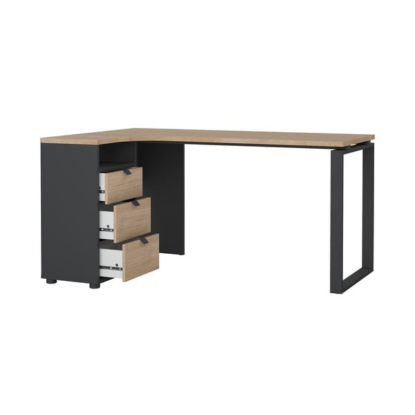 Radni stol s pločom stola u dekoru hrasta 100x150 cm Sign – Tvilum-image-4