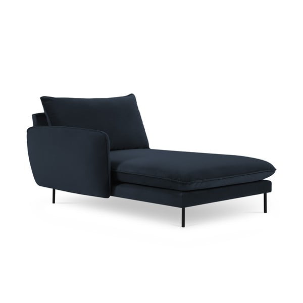 Tamnoplava baršunasta ležaljka (lijevi kut) Vienna - Cosmopolitan Design-image-3