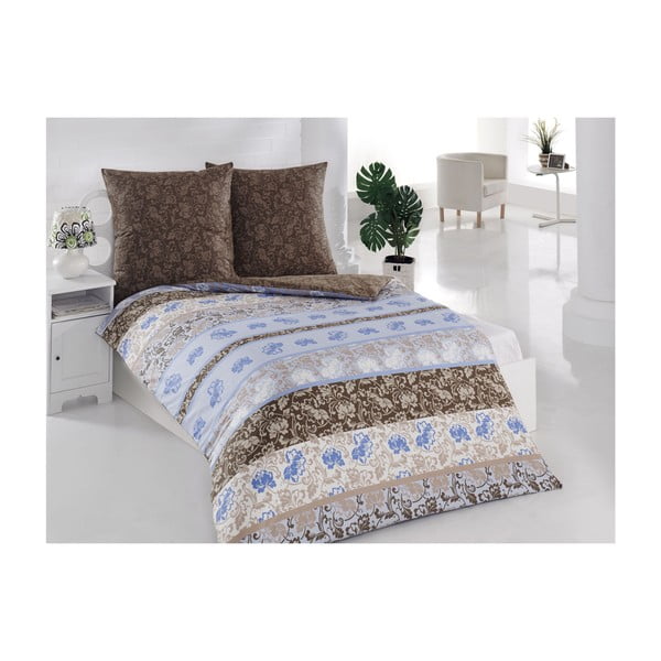 Posteljina s jastukom Bonita Blue, za krevet za jednu osobu, 135x200 cm