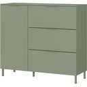 Zeleni ormarić u mat dekoru 109x98x40 cm Savoca – Germania