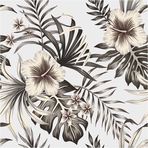 Ukrasna zidna naljepnica Ambiance Flowers, 60 x 60 cm-image-2